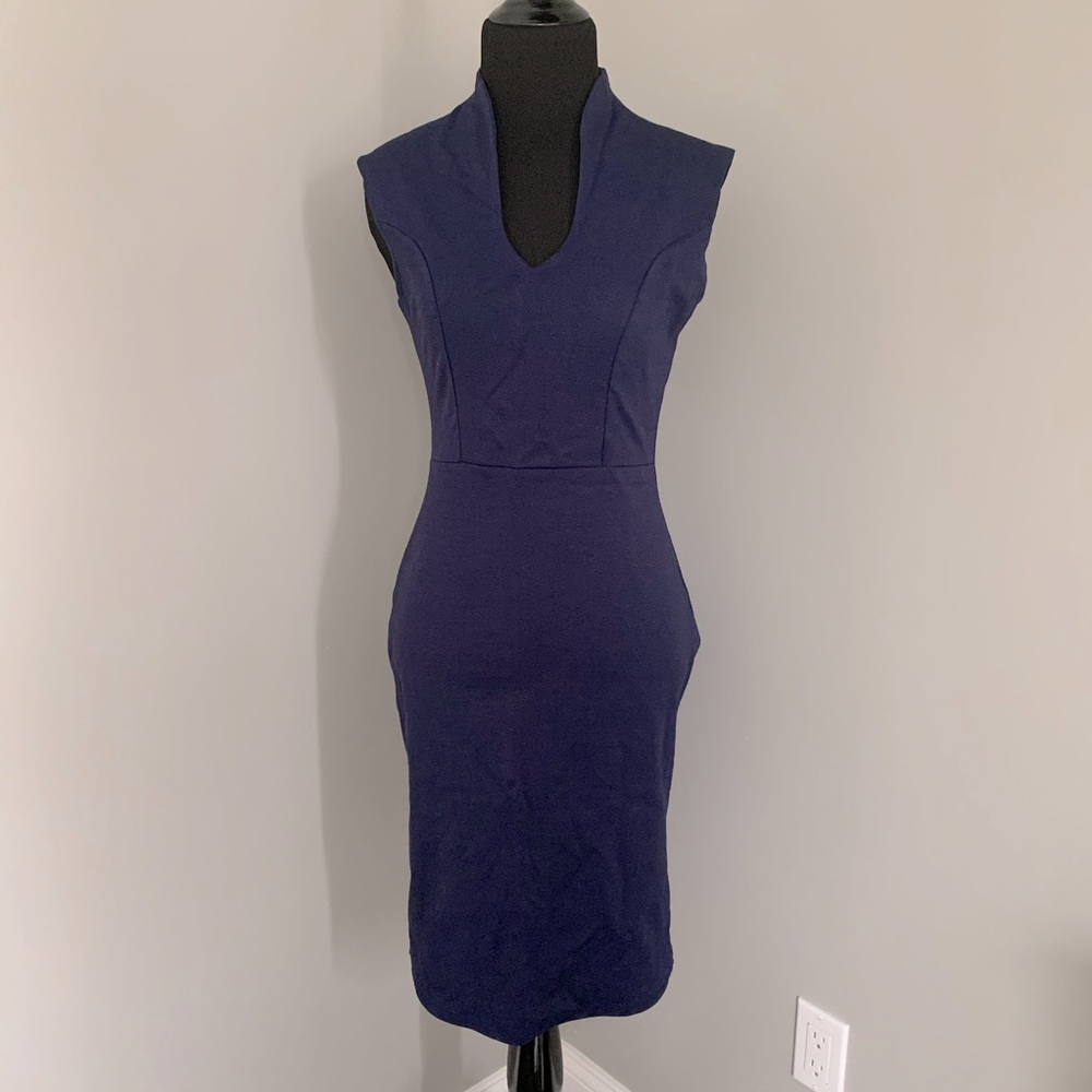 NWT Sexy Navy Midi Dress